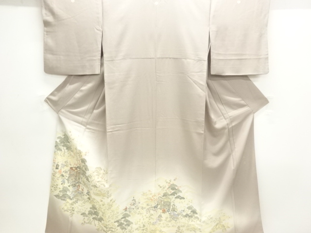 寿光織　源氏の宴織り出し五つ紋色留袖